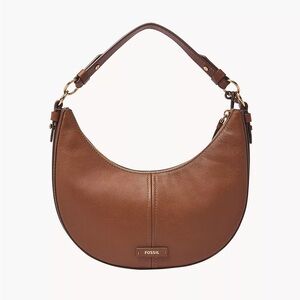 Fossil Shae Small Hobo Medium Brown